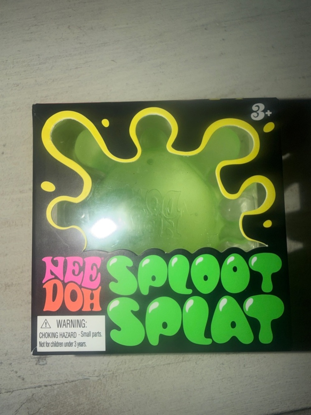 NeeDoh Sploot Splat Green Stress squishy